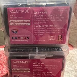 Black Powder Puffs - 6 Pcs